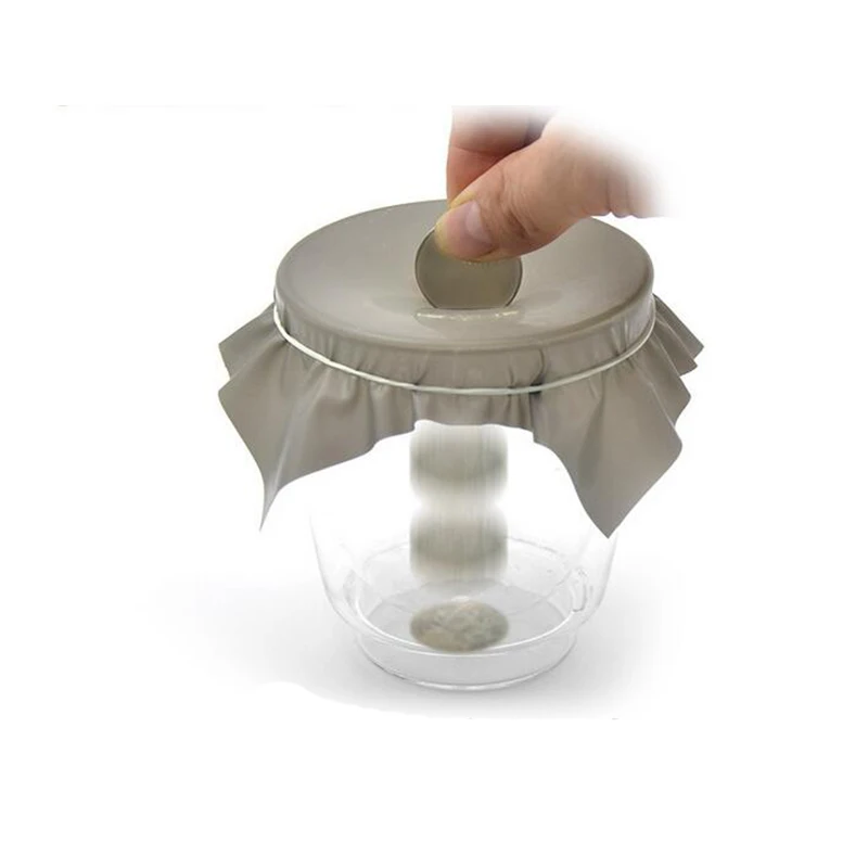 1 шт. тарелка для магических трюков монета с прорезью резиновый лист в чашку