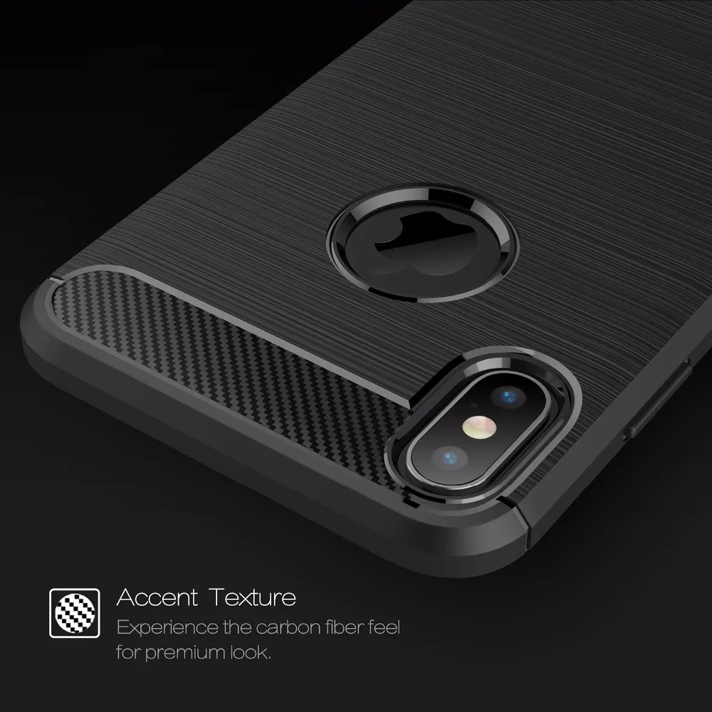 Чехлы для телефонов из углеродного волокна iphone X XS Max XR 7 8 6 6s Plus 5 5S SE Мягкая