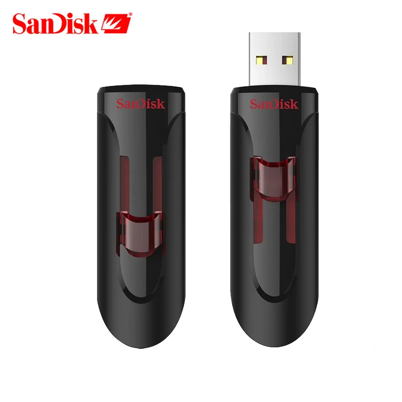 SanDisk 100% Оригинальный оригинальный Cruzer Glide CZ600 USB 3 0 флеш накопитель 16 ГБ 32 64 128 256