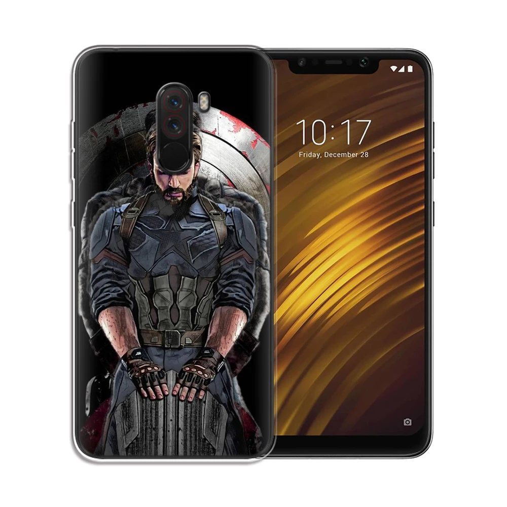 Мягкий чехол из ТПУ Для Xiaomi Pocophone F1, силиконовый чехол для Xiaomi Pocophone F1, Защитные чехлы для телефонов