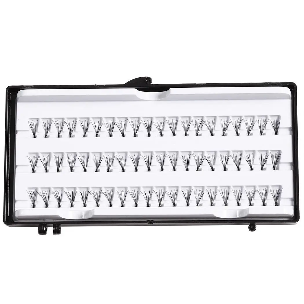 Soft Long False 1 Fashion Eyelashes Cocktail Handmade Women Party Makeup Box Everyday Extension 12mm 14mm 10mm 8mm Plastic Black |