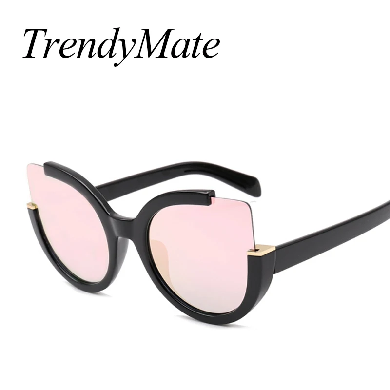 Женские солнцезащитные очки с круглым затемнением винтажные брендовые