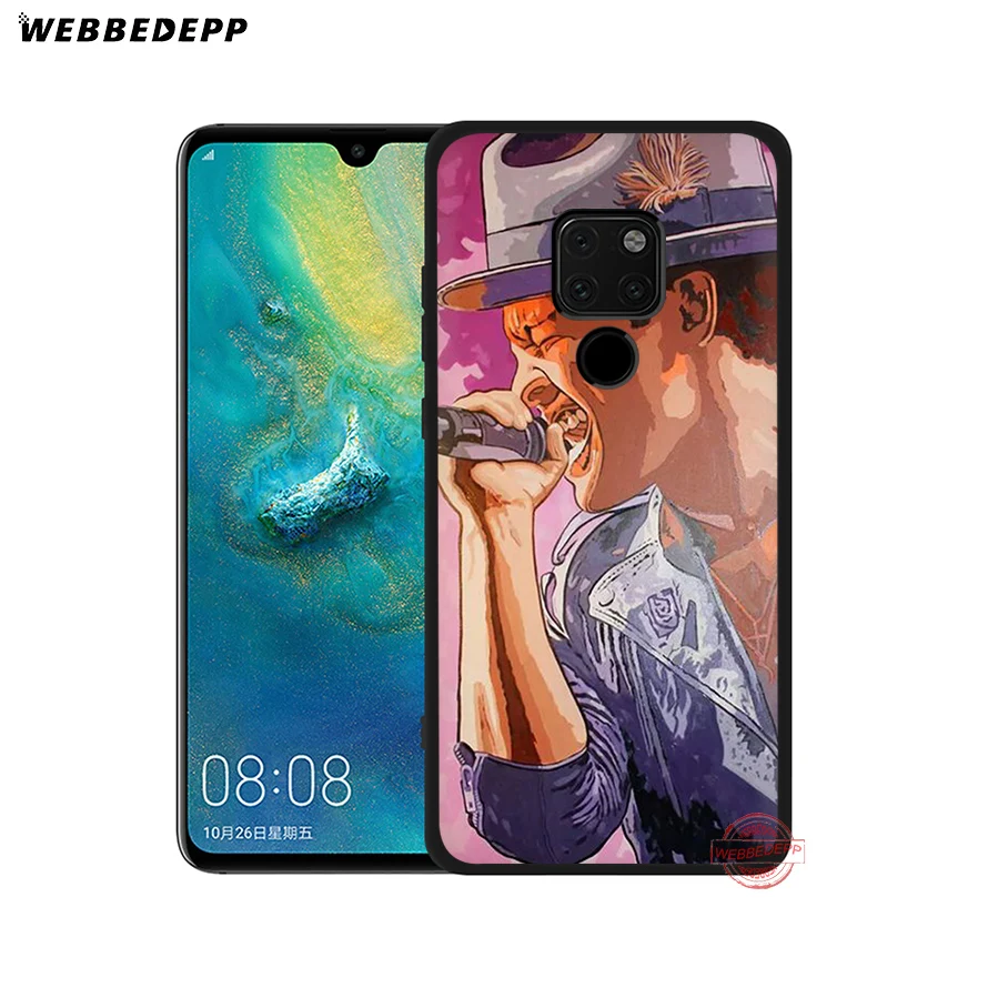 WEBBEDEPP Бруно Марс мягкий чехол для Huawei Mate 30 10 20 Pro Lite Nova 2i 3 3i 4 5i 2 чехлы | Мобильные