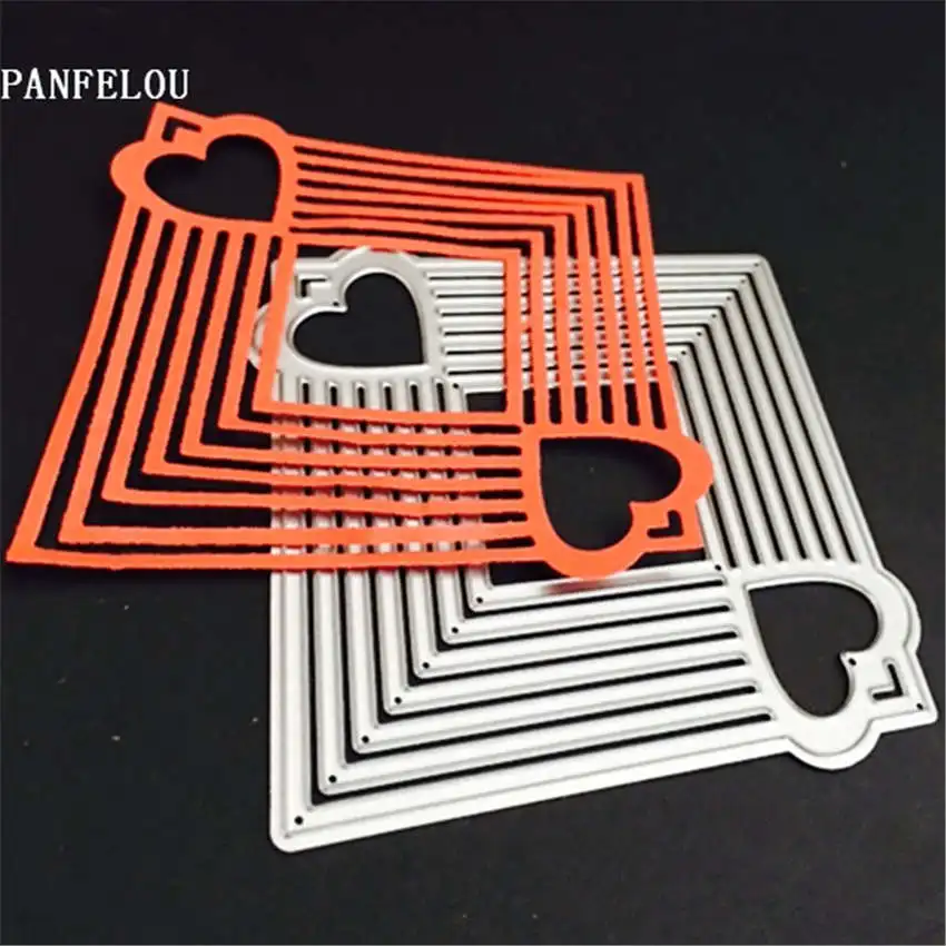 103x128mm PANFELOU металл ремесло головоломки бумаги высечки штампы для скрапбукинга/DIY Рождество Хэллоуин поздравительные открытки - Цвет: 103x128mm