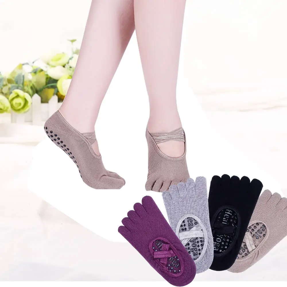 Женские нескользящие спортивные носки для йоги высококачественные женские