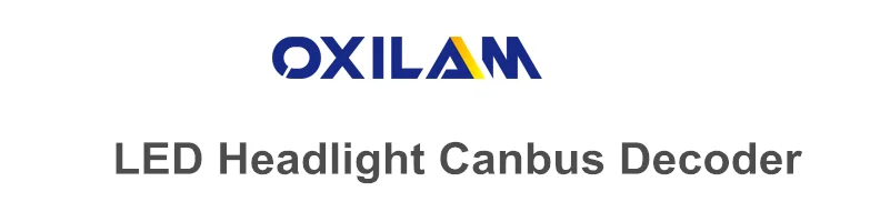 OXILAM 2x ошибок Canbus декодер для автомобиля светодиодные фары аксессуары H1 H4/9003 H7 H11 H8 H9 9012 9005/HB3 9006/HB4 9007