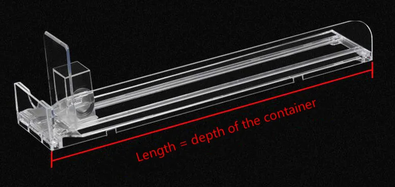 Пластиковая Полка для супермаркета товары сигарет автоматическая заправка