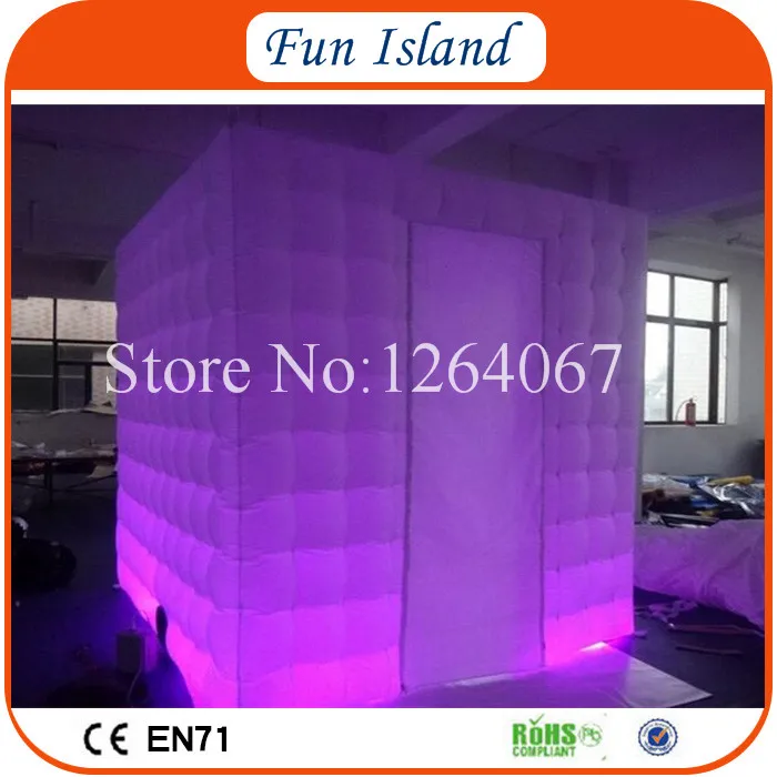 Бесплатная доставка 3 6x3 6 м дешевые освещения надувные фото стенд светодиодные