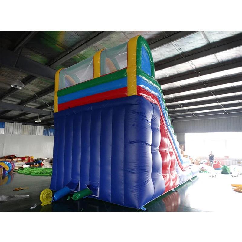 Надувная водная горка для пул комбо с воздуходувкой производство Китай|Шлепанцы|