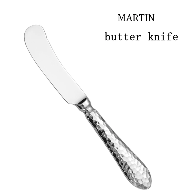 Martin butter knife Нержавеющая сталь нож для масла и сыра десертное варенье разбрасыватель удобрений крем Ножи s утварь, столовые приборы кондитерского инструмента для завтрака тоста инструмент - Цвет: Martin butter knife