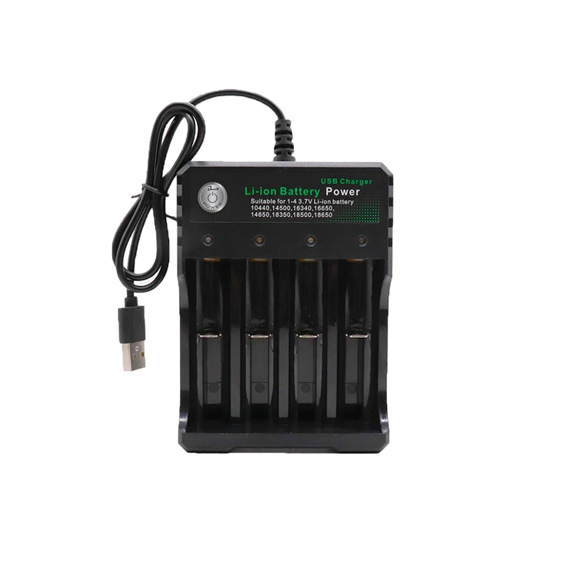 Новая Оригинальная 18650 Батарея 3,7 v 12800 mah 18650 литиевая аккумуляторная батарея для фонариков и USB зарядное устройство - Цвет: 1pcs charger