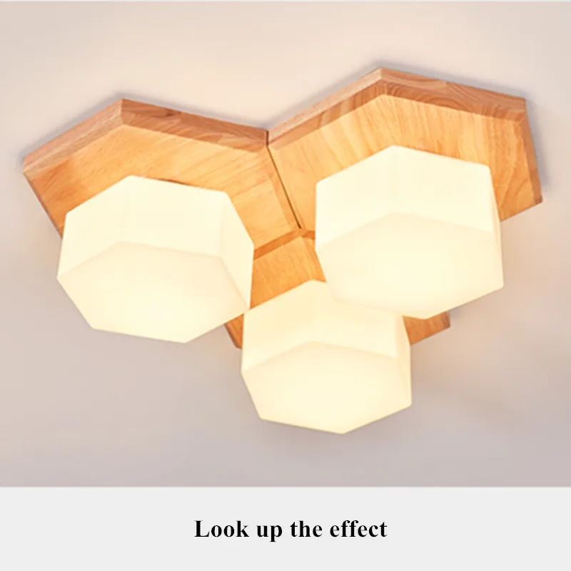 Luminaria простые деревянные скандинавские потолочные светильники для гостиной
