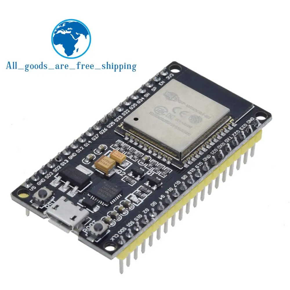 ESP32 ESP-32 ESP32S ESP-32S CP2102 беспроводной WiFi Bluetooth макетная плата Micro USB двухъядерный усилитель мощности фильтрующий модуль