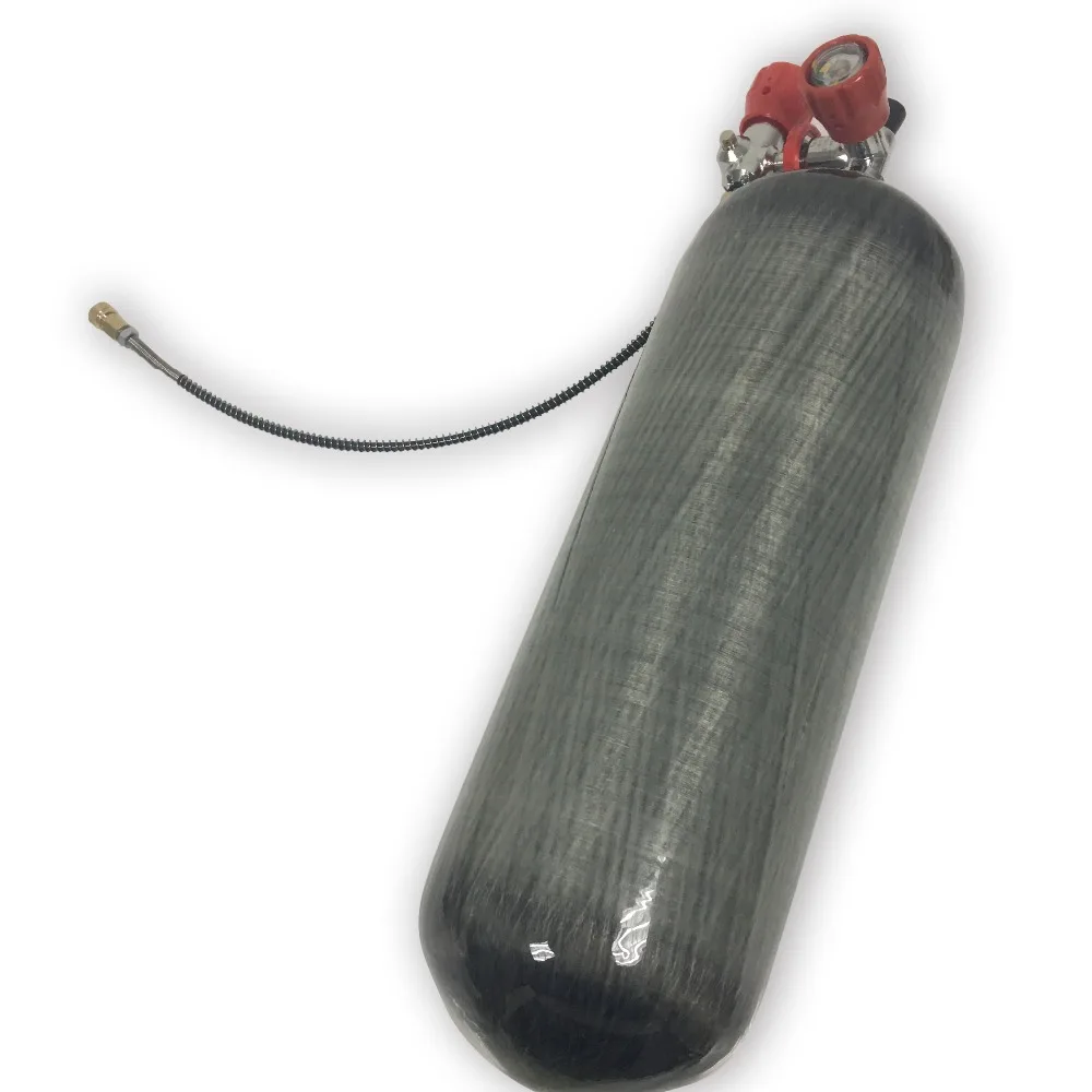 

AC109101 Scba Pcp 9L CE Pressure Gauge 300Bar Carbon Fiber Cylinder High Pressure Cylinder Oxygen Pressure Valve Quick Fill Pcp