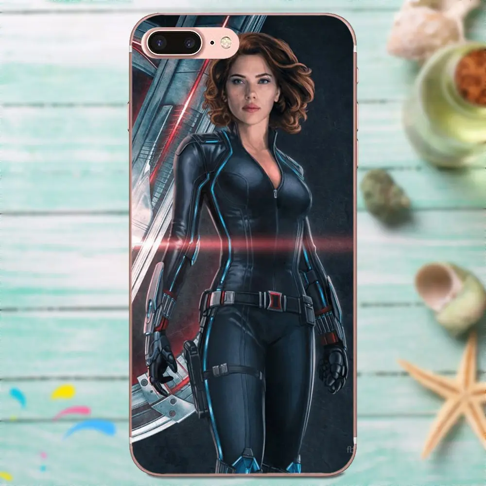 Marvel Avengers Age Of Ultron Black Soft TPU Hot Selling For Apple iPhone X XS Max XR 4 4S 5 5C 5S SE 6 6S 7 8 Plus | Мобильные