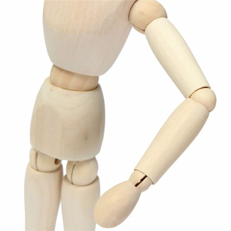 Деревянный манекен с подвижными конечностями модель человеческого манекена для