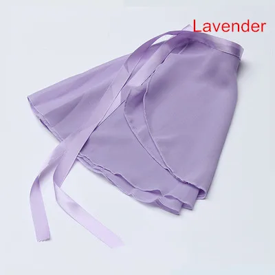 Lavender Стиль, женская шифоновая балетная юбка-пачка, юбка для танцев, юбка для катания на коньках, 3 размера, базовая юбка для занятий балетом, 13 цветов - Цвет: Lavender