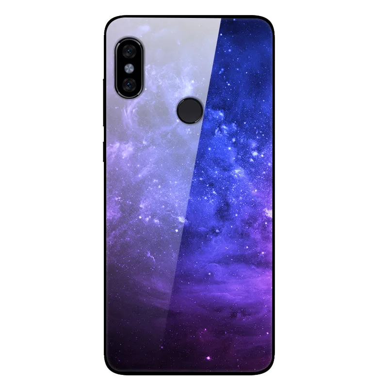 12 Для Xiaomi Redmi Note 6 Pro Чехол из закаленного стекла с изображением планеты космос, стеклянный чехол для задней панели для Xiaomi Redmi Note 6 Pro Note6 Pro - Цвет: 12