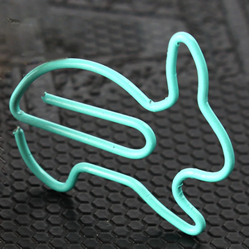 10 шт. креативная вкладка для книги с изображением кролика планер металлический