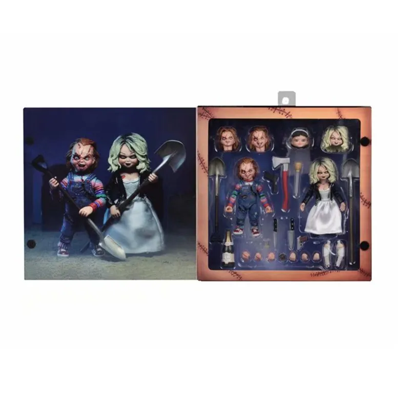 NECA детская игра Невеста Чаки Ultimate Чаки ПВХ экшн Кукла Коллекция подарок фигурки ужасов 15 см