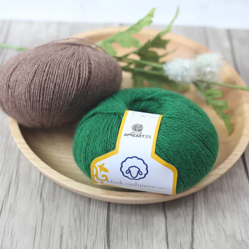 Распродажа 50 г/шар норка кашемир мериносовая шерсть Длинные волосы пряжа для