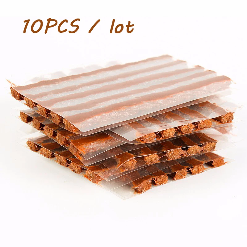 10 units of Super Moto car Sticky Rubber Strips Tire Repair tubeless sealant Gaza Car Accessories TR325 |