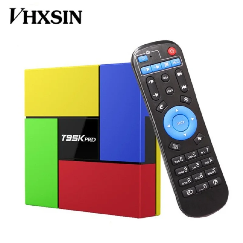 VHXSIN 2 шт./лот T95K PRO 2G 16G/3G 32G amlogic s912 3 ГБ Android 7 1 ТВ-приставка 8 ядер двухдиапазонный WIFI |