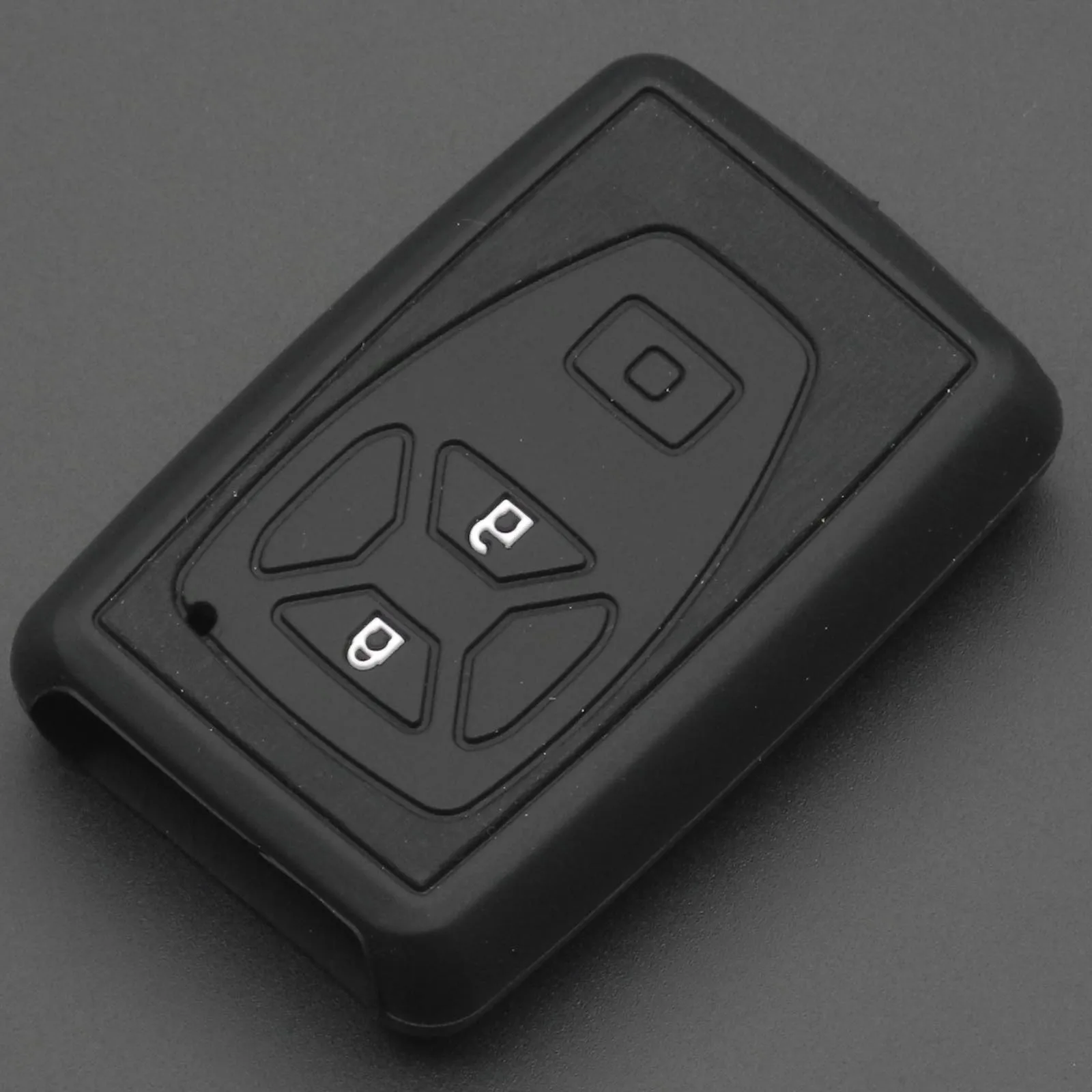 jingyuqin Carbon Fiber Silicone Cover Remote Fob Keychain Car Key Case for Toyota Reiz Avalon Revia Previa Alphard Prius | Автомобили и