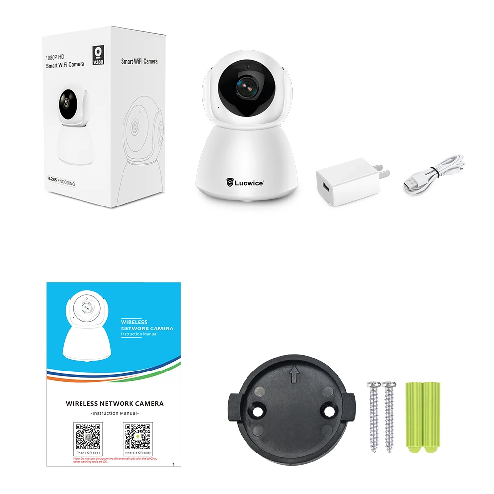 Беспроводная ip-камера 3MP WiFi камера IP CCTV камера безопасности P2P ночного видения детский монитор Крытый full hd-камера