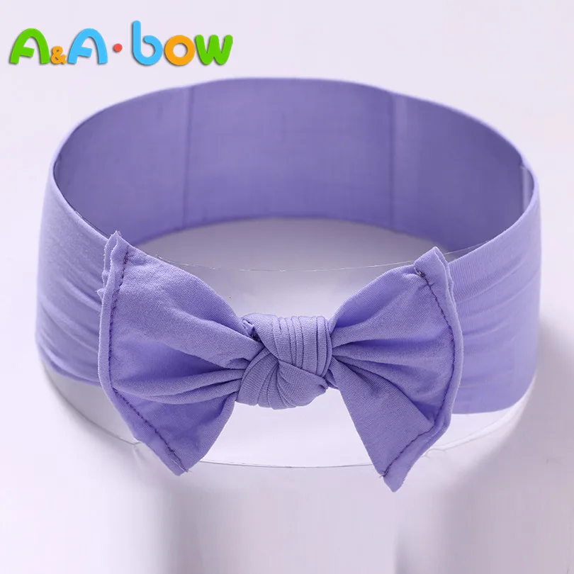Turbante de nailon el&aacute;stico para reci&eacute;n nacido, bandana cl&aacute;sica para beb&eacute;, turbante de Color s&oacute;lido, accesorios para el cabello para ni&ntilde;os, 1 ud.-3