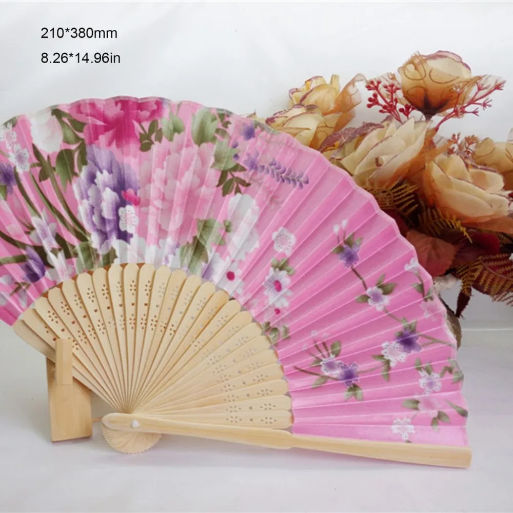 Портативный вентилятор Японский китайский новый стиль женский ручной складной - Фото №1