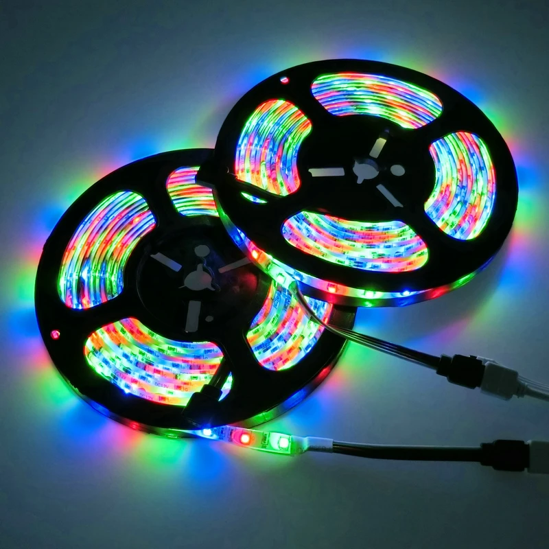 10 м 3528 Светодиодная лента RGB без/Водонепроницаемая 60 светодиодов/м SMD e