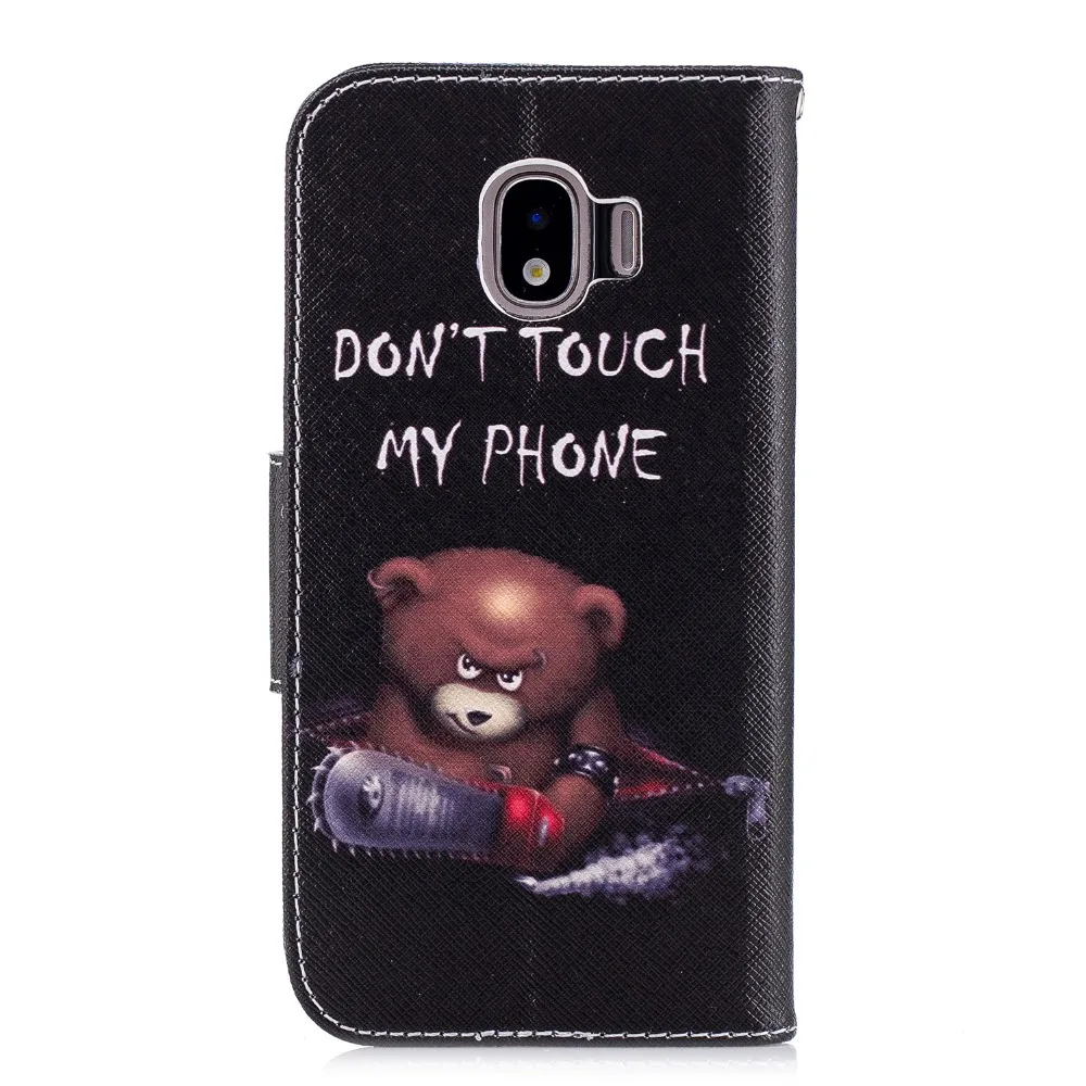Милый чехол с медведем и бабочкой для Samsung Galaxy J2 Pro 2018 S9 Plus J4 J6 A6 A7 A750 Etui Hoesjes|Бамперы|