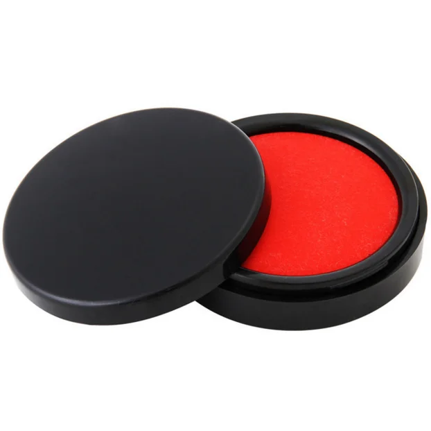 1 шт./компл. 70 мм Мини краска для воды красная круглая печать печати печатная