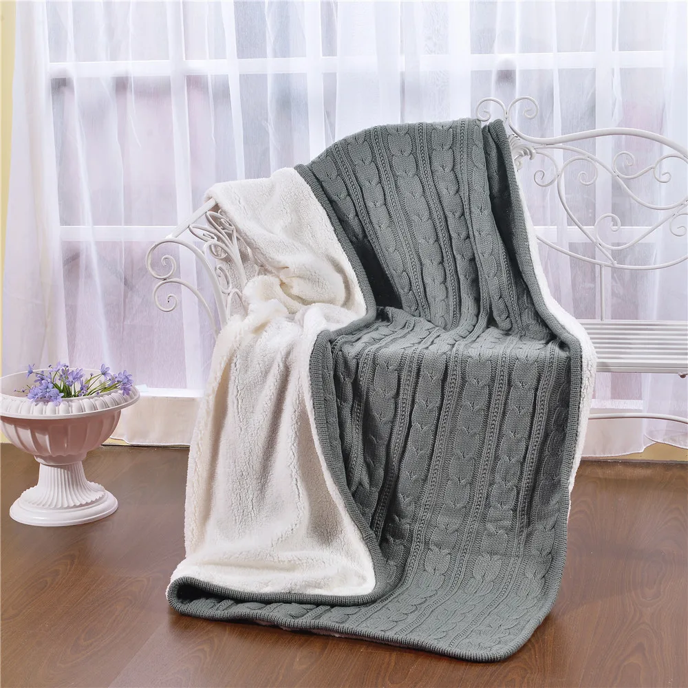Вязаное одеяло CamoFleece Sherpa удобное теплое для кровати зимнее одеяло|blanket throw|c blanketc c