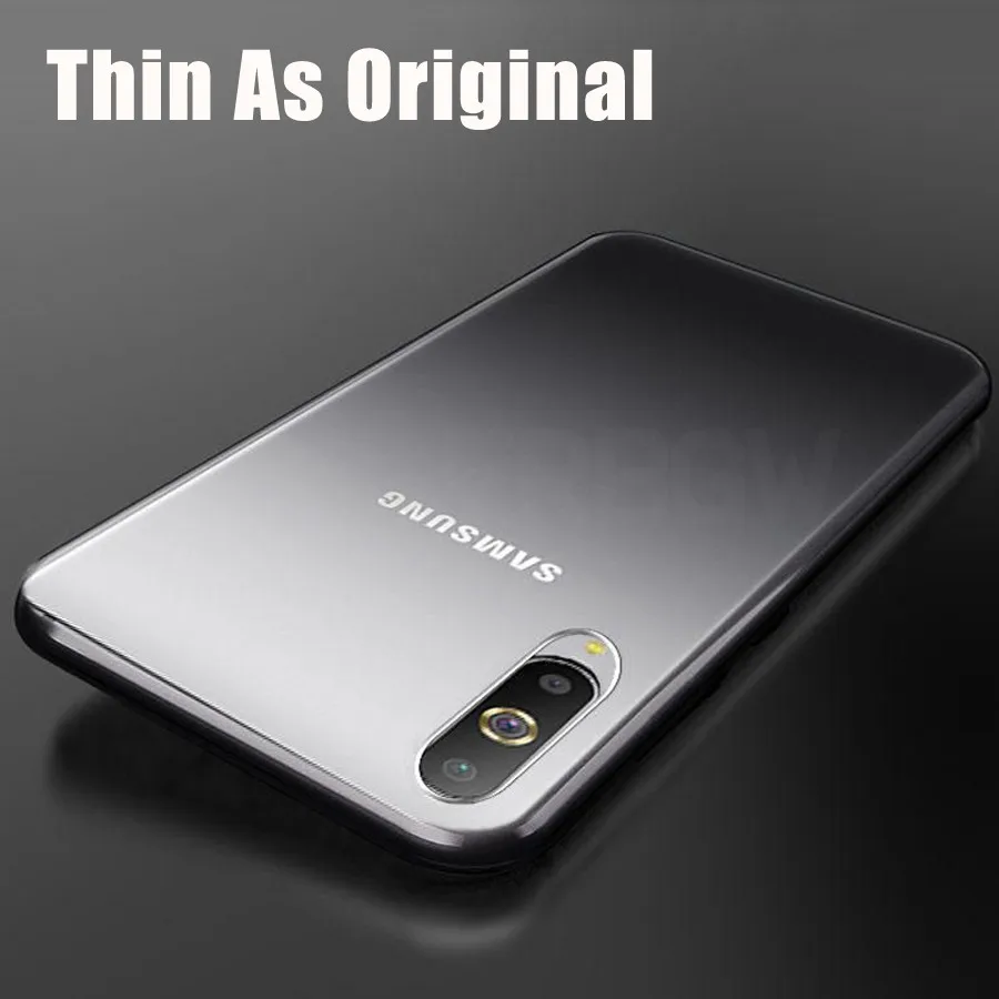 Ультра тонкий прозрачный TPU чехол s для samsung Galaxy A10 A20 A30 A40 A40s A50 A60 A70 A80 A90 M10 M20 M30 мягкий прозрачный силиконовый чехол