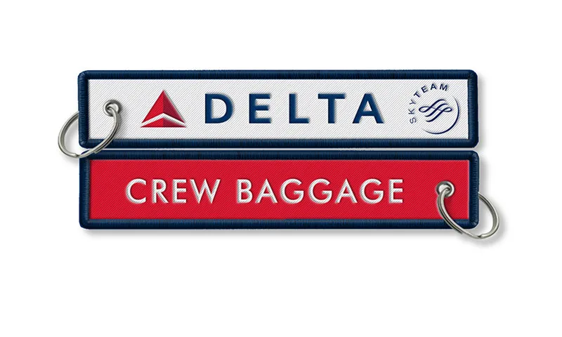 Багажная бирка Delta Airlines багажная флаг багажа адрес идентификационная |