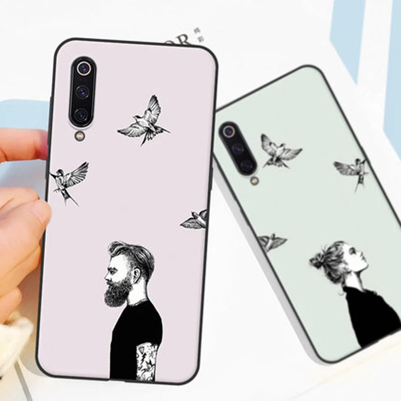 Чехол для Mi 9 чехол xiaomi mi накладка на заднюю панель Mi9 мягкий силиконовый с