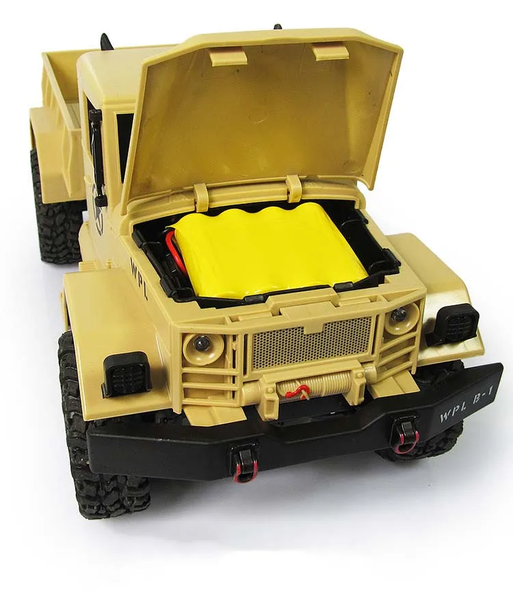 1:16 масштаб RC Рок Гусеничный внедорожник 4WD военный грузовик RTR пульт дистанционного управления игрушечный автомобиль для детей