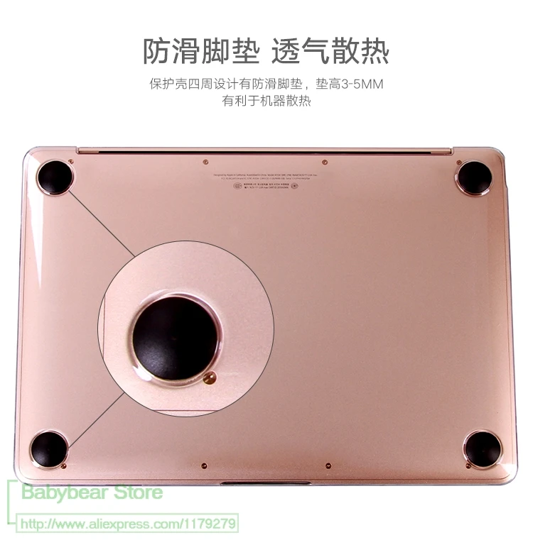 Чехол 3 в 1 для MacBook 11, 12, 13, 15 retina, прозрачный чехол для ноутбука Apple MacBook Air 11,6, 13,3 дюймов, Pro 13, 15 retina Touch Bar