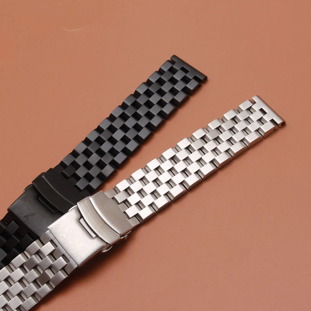 Специальный ремешок для часов с прямыми концами браслет защитной пряжкой