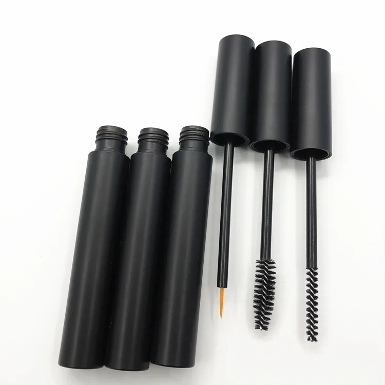 

New 4ml Empty mascara tube Eyeliner tubes Black Cap Lip gloss tube Empty revitalash Eyelash Bottles DIY make up cosmetic packing