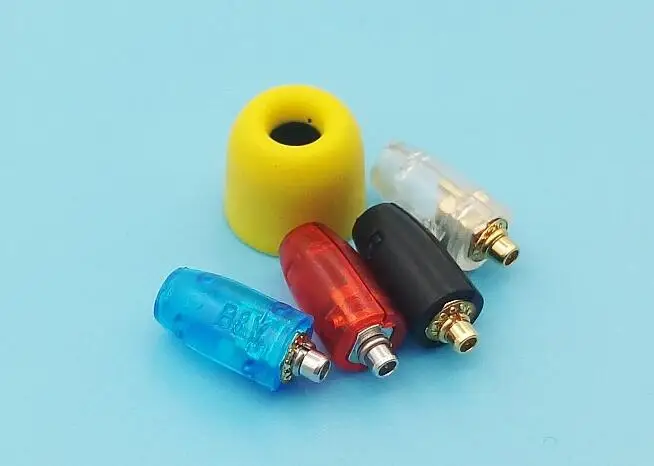 Золото MMCX наушников DIY разъем аудио кабели между контактный Jack для Shure SE215 SE315 SE425