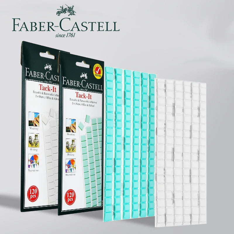 

Faber Castell 1870 Adhesive Tack-It 75g Multipurpose Reusable/Removable Adhesives for Home/School 3pcs Wall Sticky Putty