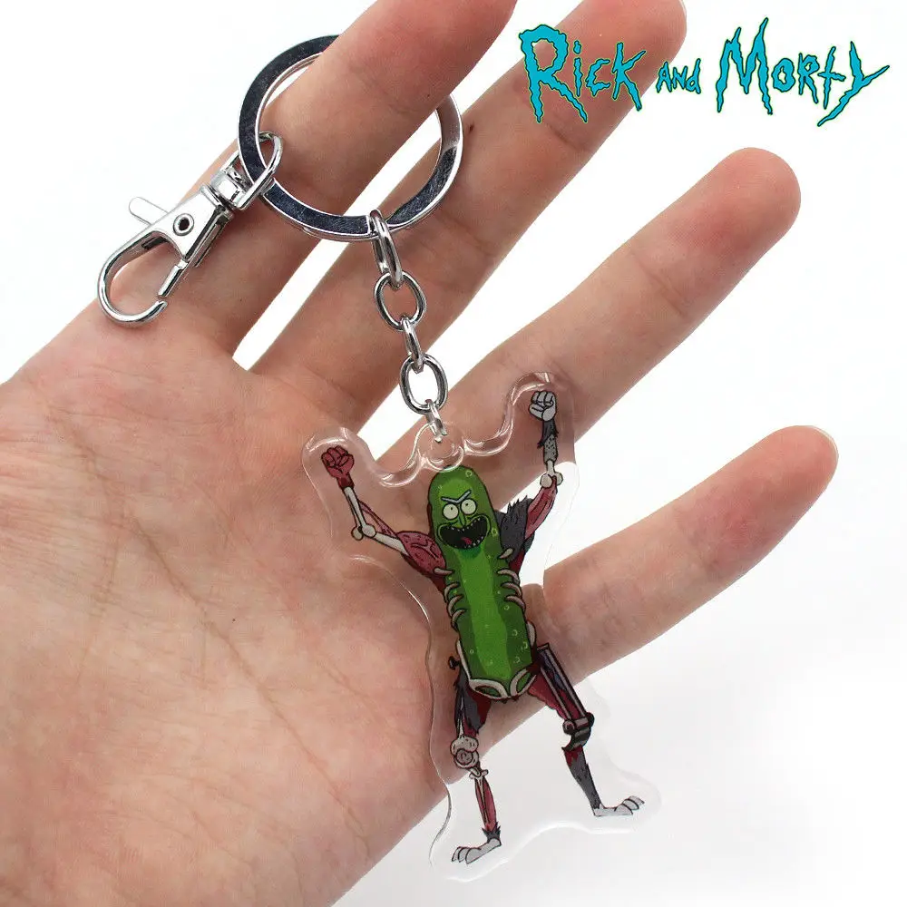 OHCOMCIS Rick and Mori Pickle MEESEEKS акриловый брелок Брелоки Кулоны Аксессуары для костюма
