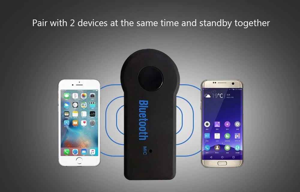 IBESI 3,5 мм разъем беспроводной Bluetooth приемник передатчик адаптер для автомобиля Музыка Аудио Aux A2dp для наушников ресивер громкой связи