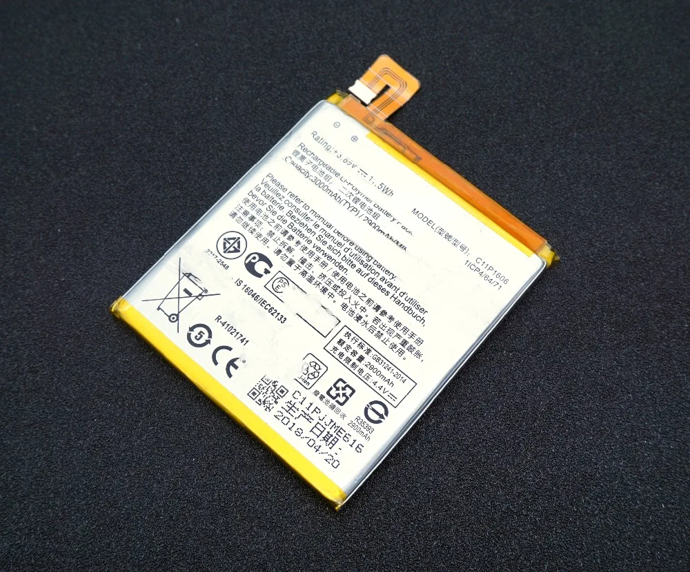 LehonS 1x2900 mAh/11.5Wh смартфон Замена Батарея для Asus лазер Zenfone 3 ZC551KL Z01BDA C11P1606 с