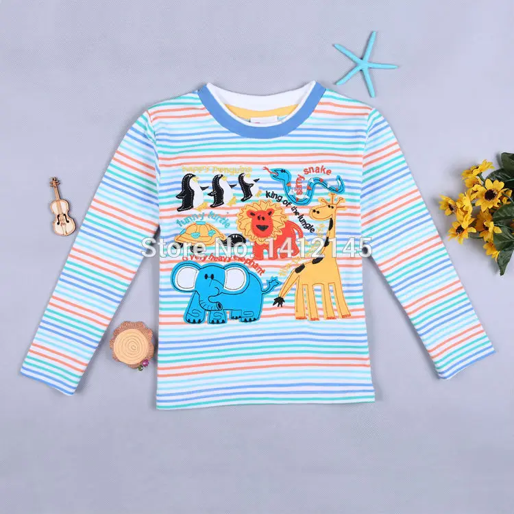 FREE SHIPPING Baby Boy t Shirt Boys Clothes Kids Long Sleeve Nova Brand Child Clothing Hot 100% Cotton Carton Fashion Shirts | Мать и