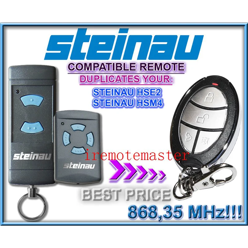 2 шт. Дубликатор пульта ДУ STEINAU HSE2 HSM4 868 35 МГц|Пульты ДУ| |