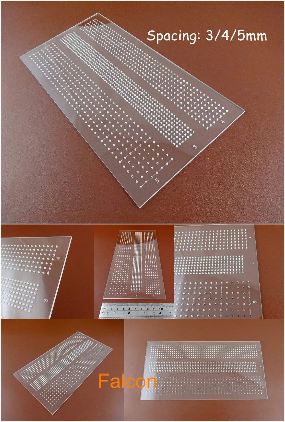 7 шт. трафареты для кожевенного ремесла | Дом и сад